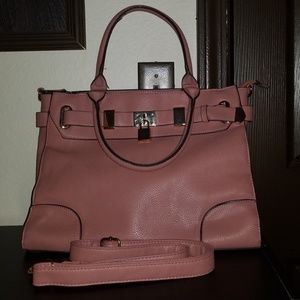 JustFab Mauve Satchel (Darin)